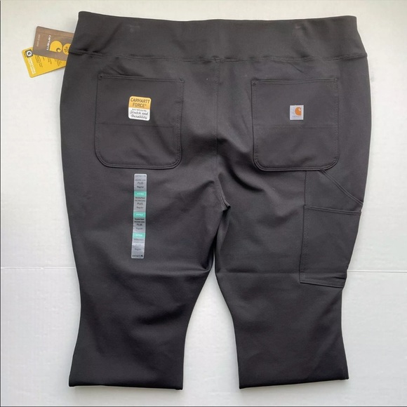 Carhartt Force Fitted Utility Midweight Leggings Knit Pants Black Sz 2X 20W/22W - Picture 7 of 7